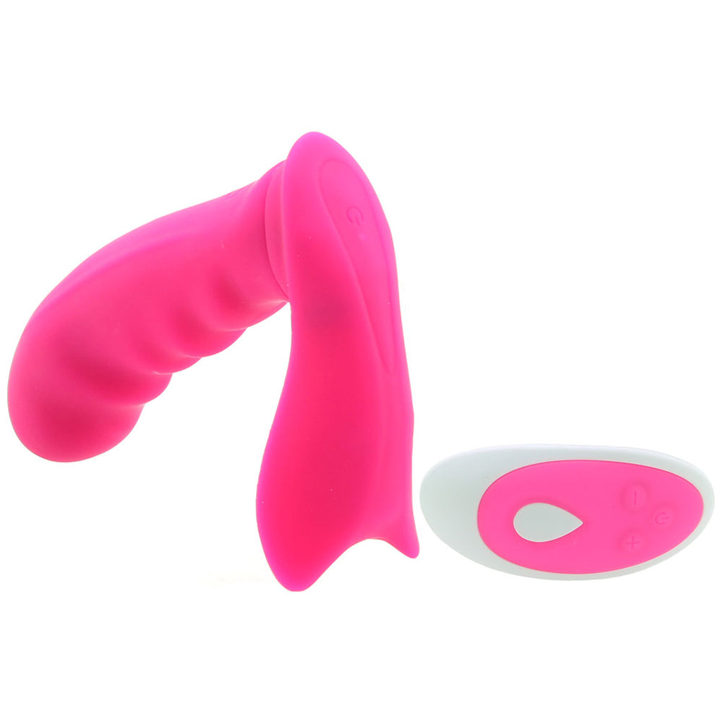 Deeva OMG Plaisir Wearable Clitoral & G-spot Vibe in Pink - Vibrators - HoneyHugs Canada (View 5)