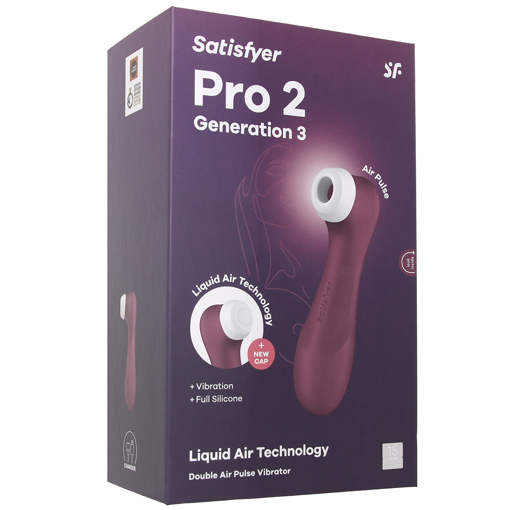 Satisfyer Satisfyer Pro 2 Gen 3 Double Air Pulse App Vibe in Wine - Vibrators - HoneyHugs Canada (View 9)