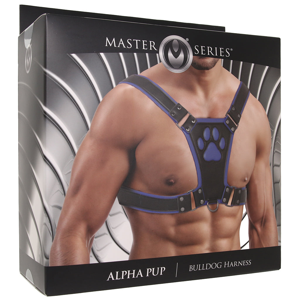 Master Series Alpha Pup Bulldog Harness in Blue