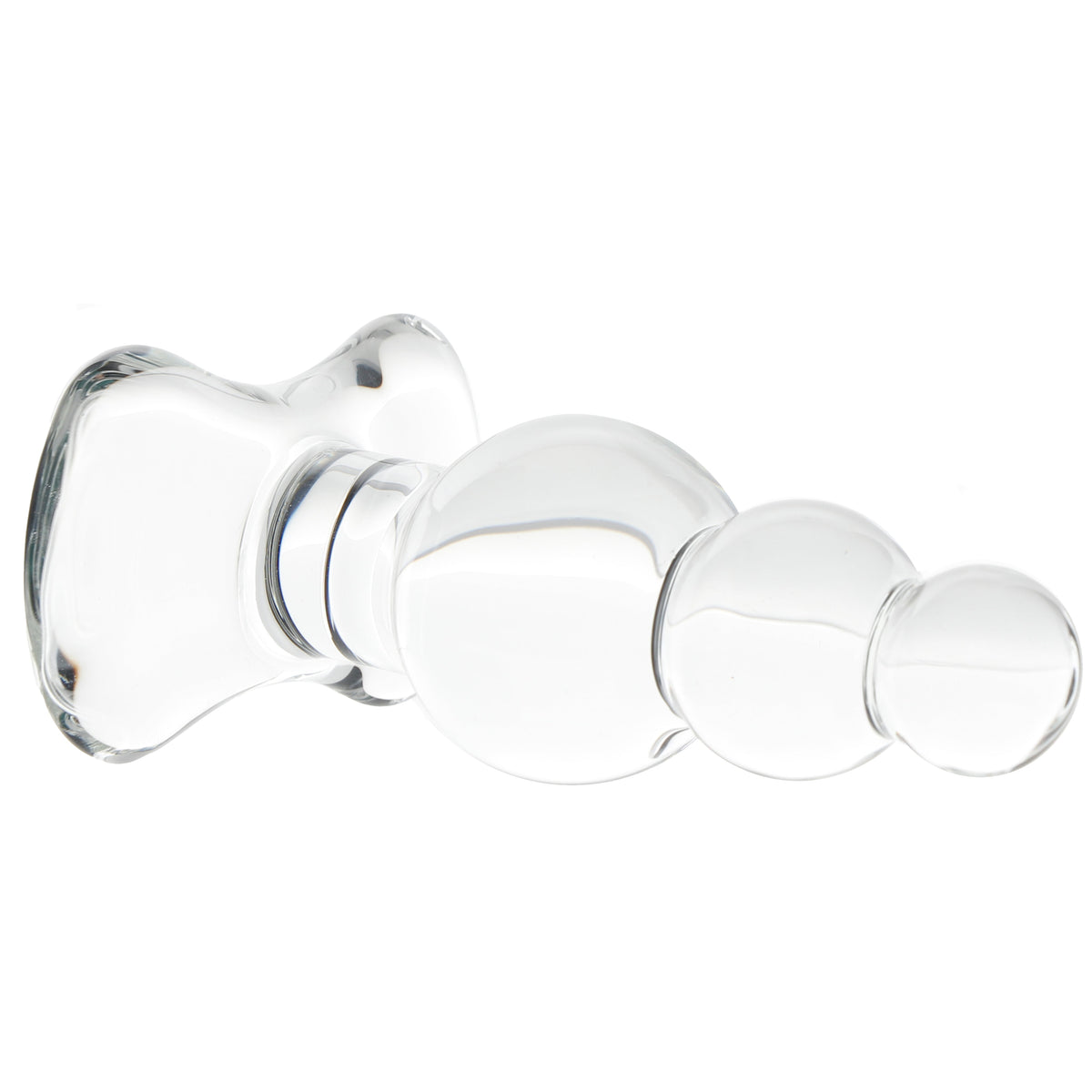 Clarity Utopian Reverie Beaded Glass Butt Plug
