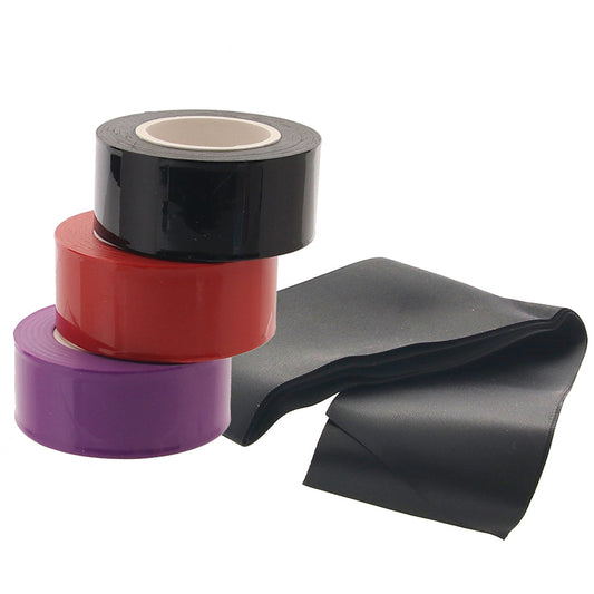 WhipSmart Sensual Self-Adhesive Bondage Tape Set with Blindfold