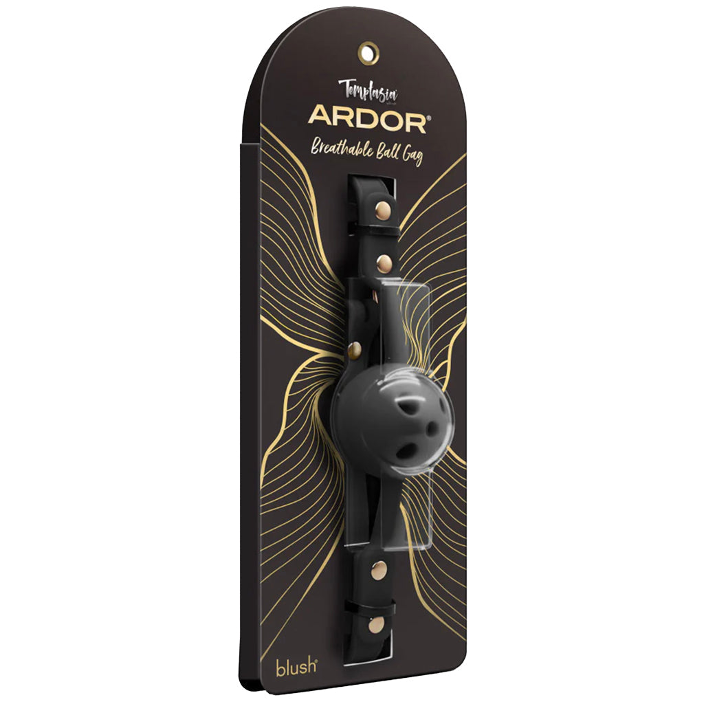 Temptasia Ardor Silicone Ball Gag in Black