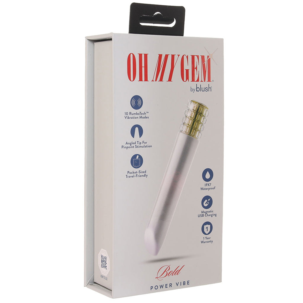 Oh My Gem Oh My Gem Bold Power Vibe in Diamond - Vibrators - HoneyHugs Canada (View 6)