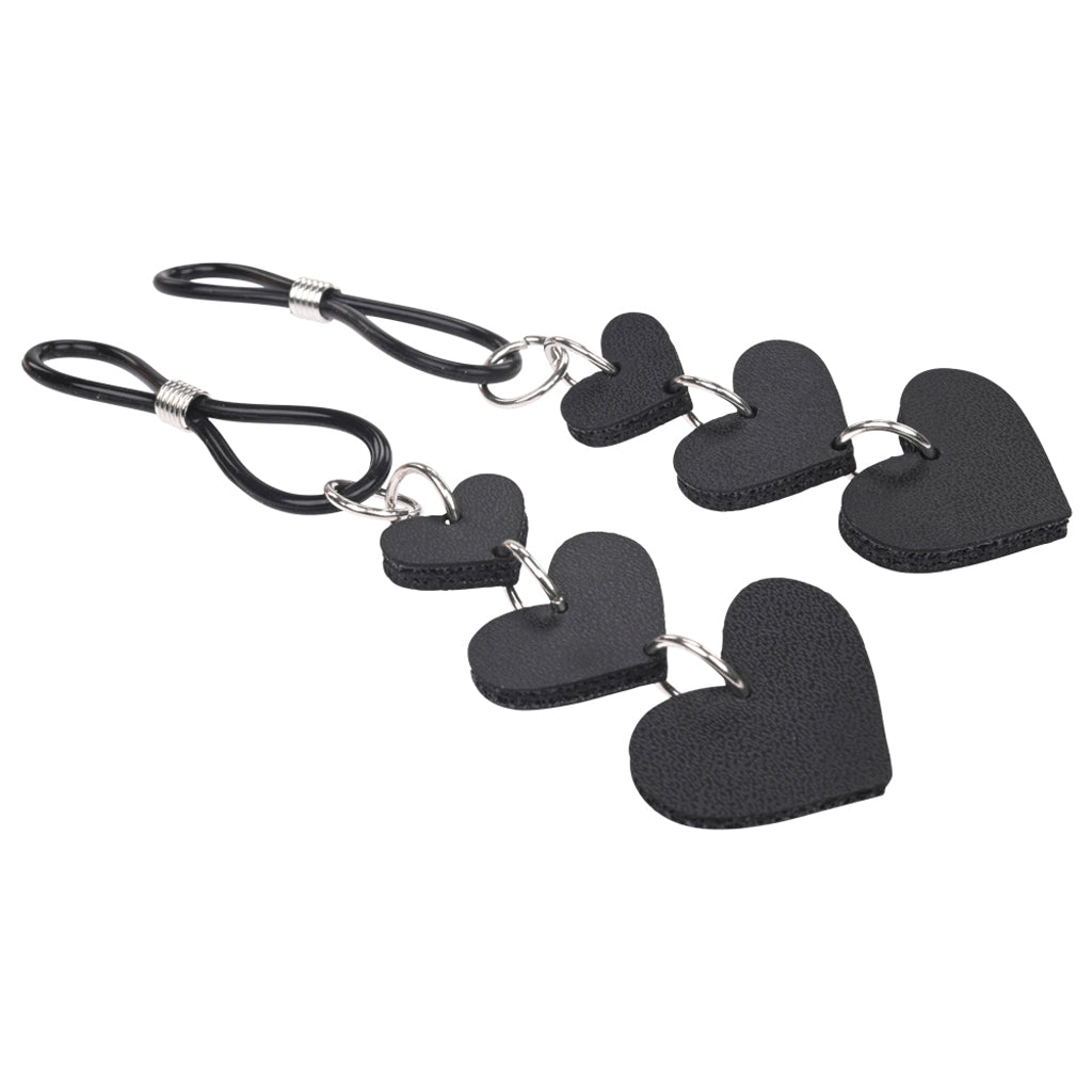 Sex & Mischief Heart Nipple Ties: Seductive, Pinch-Free Nipple Adornment