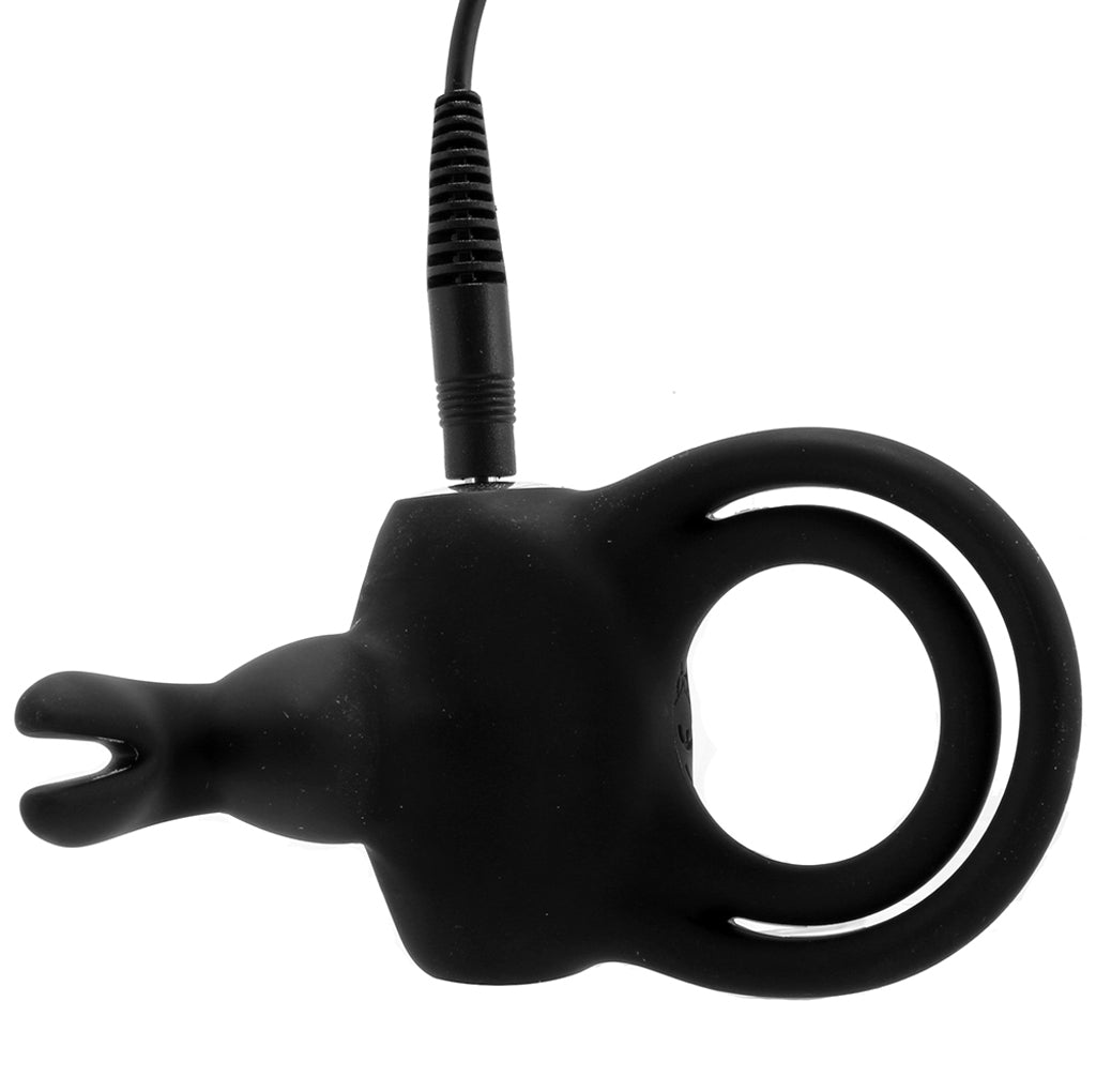 Happy Rabbit Happy Rabbit Vibrating Cock Ring in Black - Vibrators - HoneyHugs Canada (View 5)