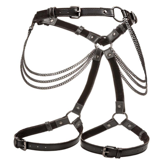 Euphoria Multi Chain Thigh Harness: Unleash Desire with Luxury Fetish Fashion