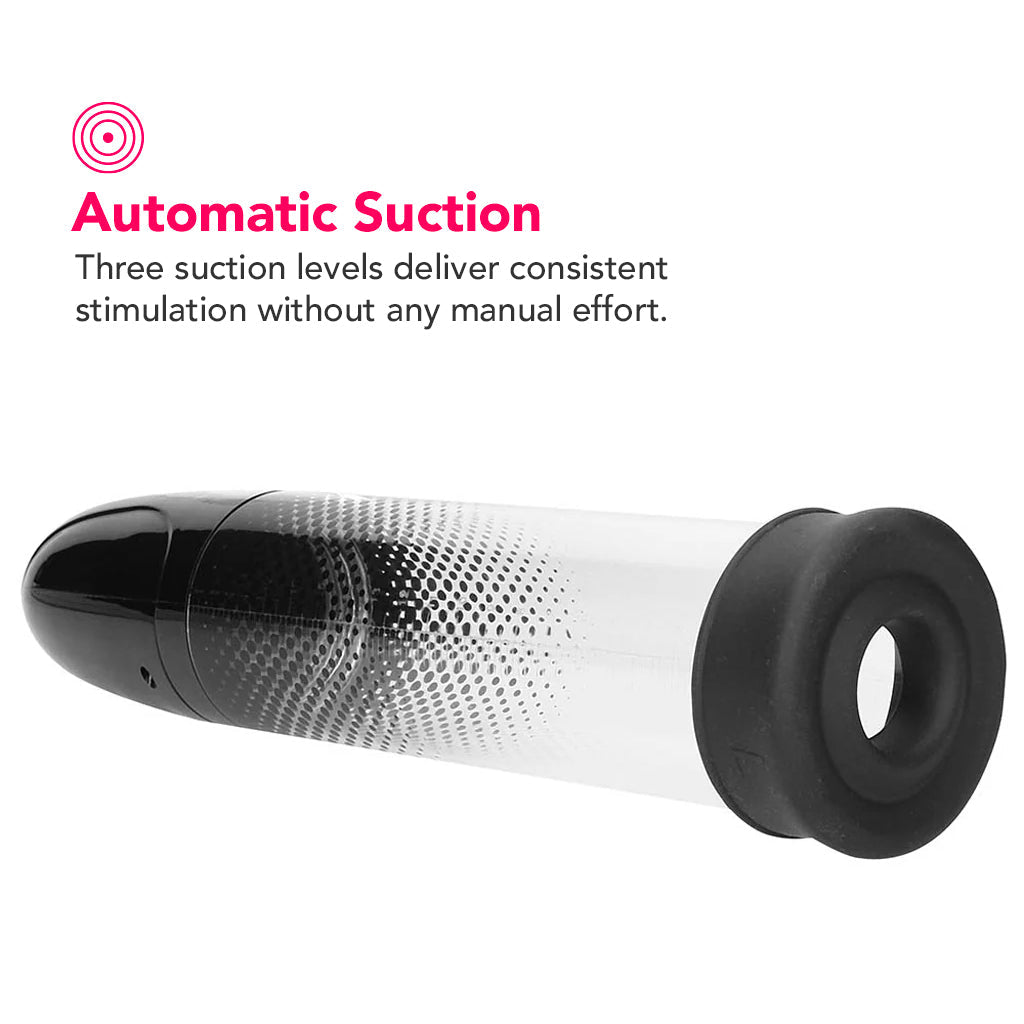 Pumped Rechargeable Automatic Luv Pump in Black