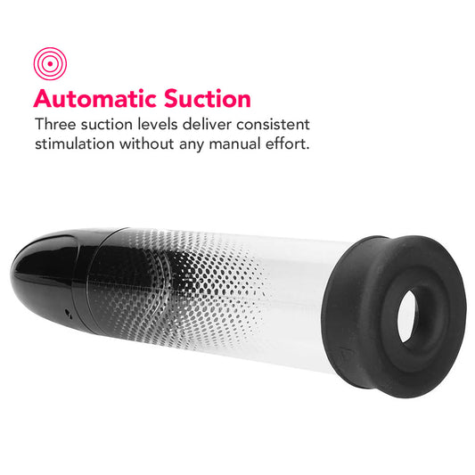 Pumped Rechargeable Automatic Luv Pump in Black