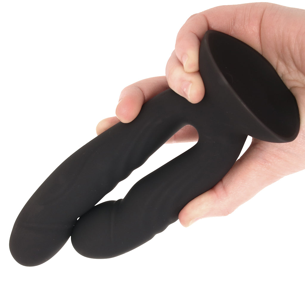 Inya Inya Duet Vibrating Double Dildo in Black - Dildos - HoneyHugs Canada (View 6)