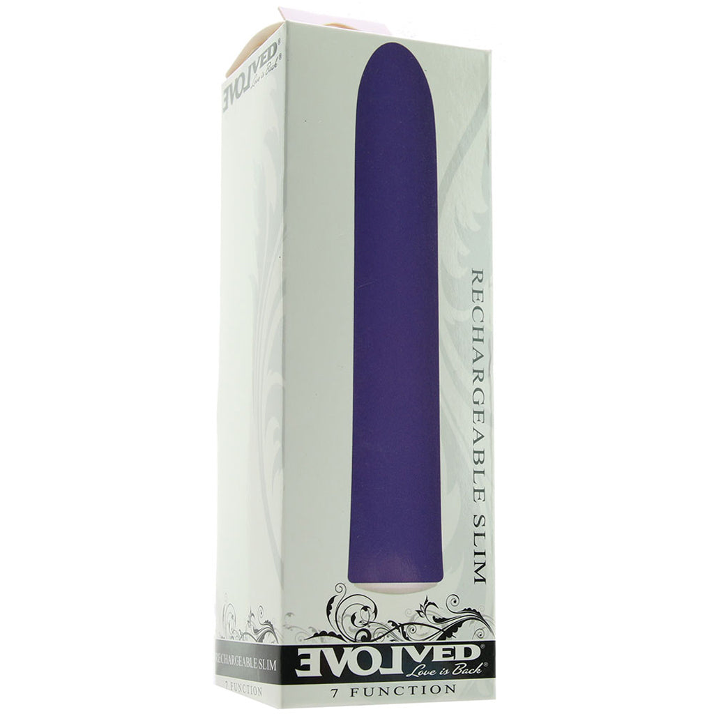 Evolved Novelties Rechargeable Slim Vibe in Purple - Vibrators - HoneyHugs Canada (View 6)