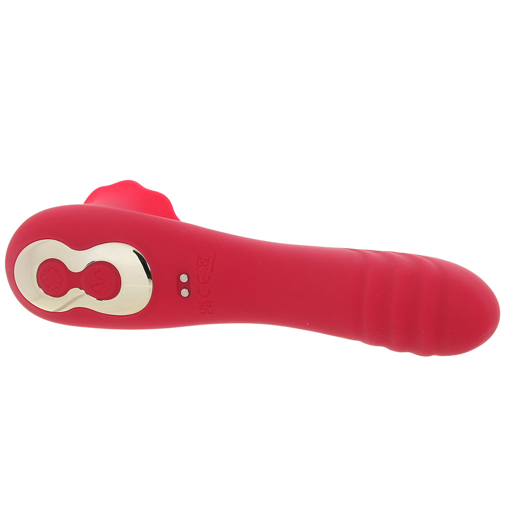 Secret Kisses Secret Kisses Rose Quake Dual Ended Tapping Vibe - Vibrators - HoneyHugs Canada (View 7)