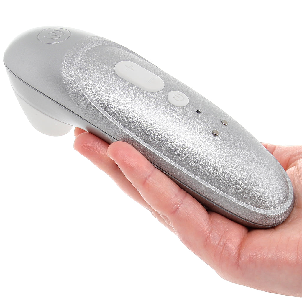 Womanizer Pro Clitoral Stimulator in Silver
