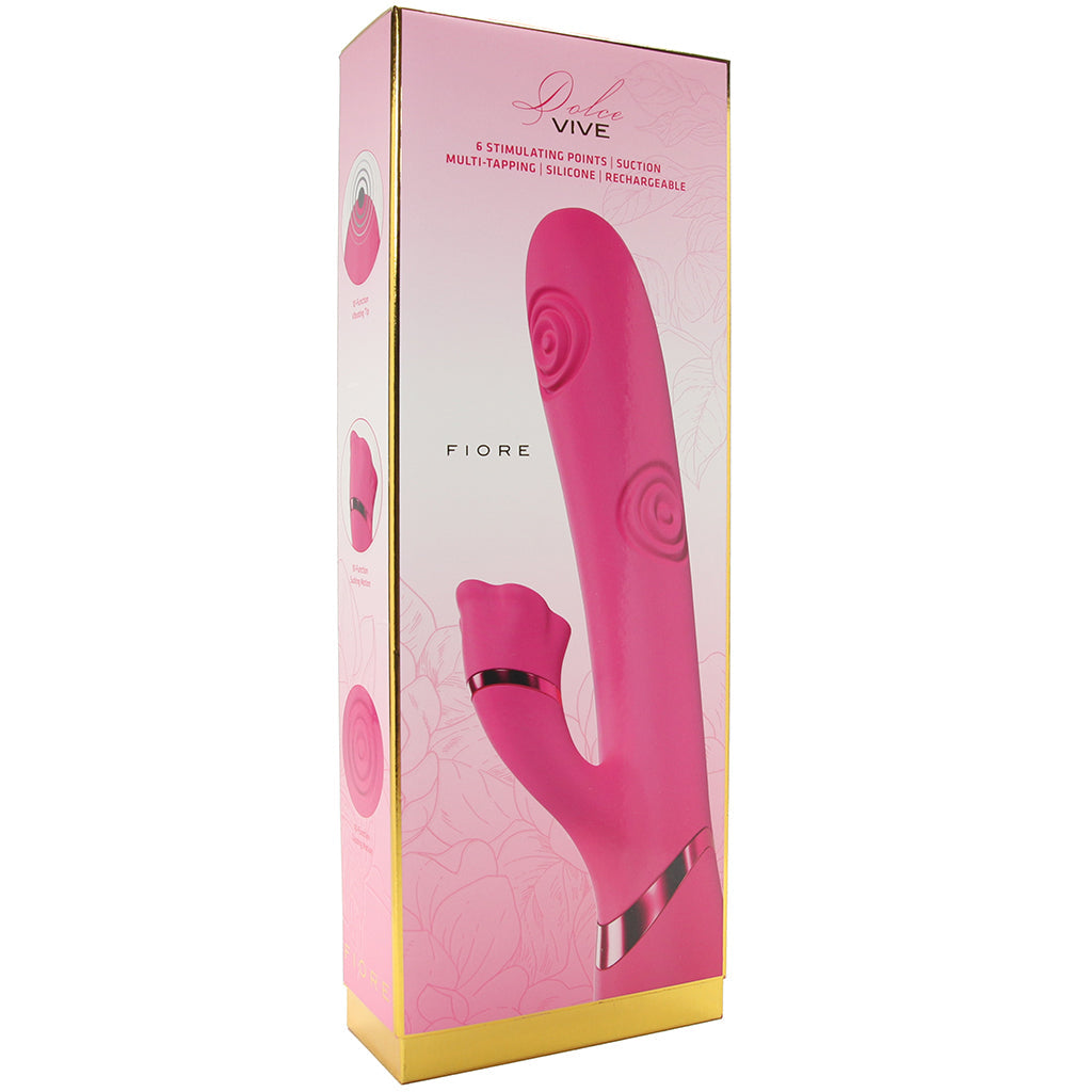 Vive Dolce Vive Fiore Air Wave Tapping Rabbit Vibe - Vibrators - HoneyHugs Canada (View 9)
