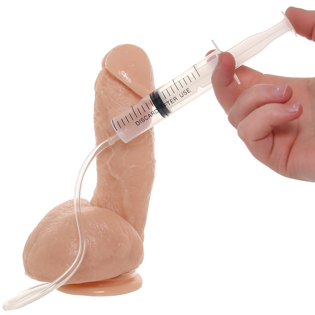 The Amazing Squirting Realistic Cock in White