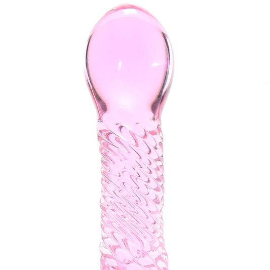 Icicles No. 82 Glass Dildo in Pink