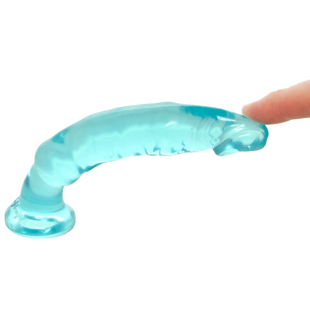 Crystal Jellies Anal Starter Dildo in Teal