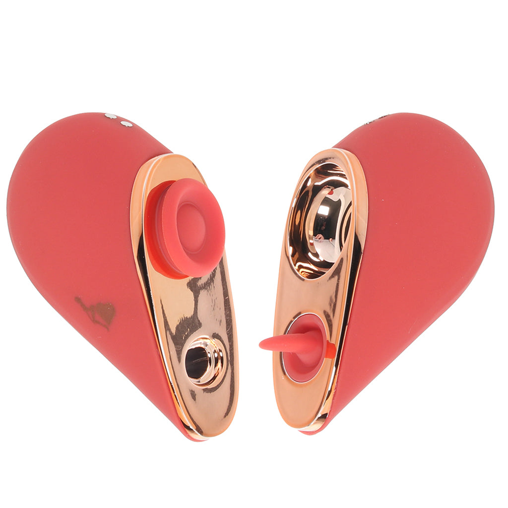 Lapdance Lapdance Heartbreaker Dual Pulsating & Licking Vibe - Vibrators - HoneyHugs Canada