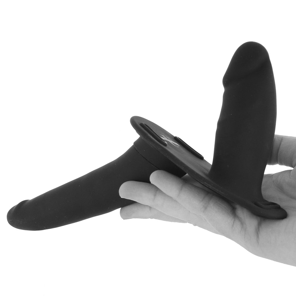 Strap U Strap U Power Pegger Beginner Vibrating Dildo & Harness - Vibrators - HoneyHugs Canada (View 4)