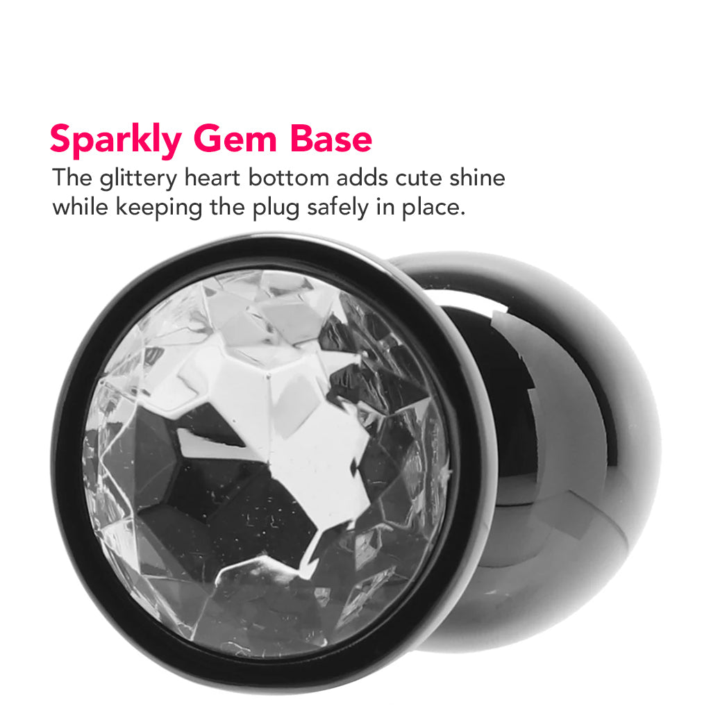 Ouch! Clear Gem Plug in Medium