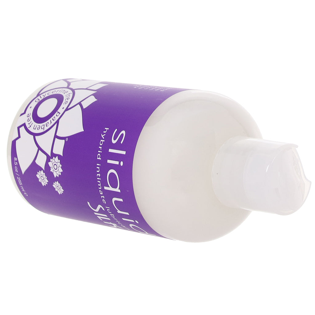 Sliquid Naturals Silk Hybrid Lubricant 8.5oz – Unrivaled Silky Smoothness for Intimate Pleasure