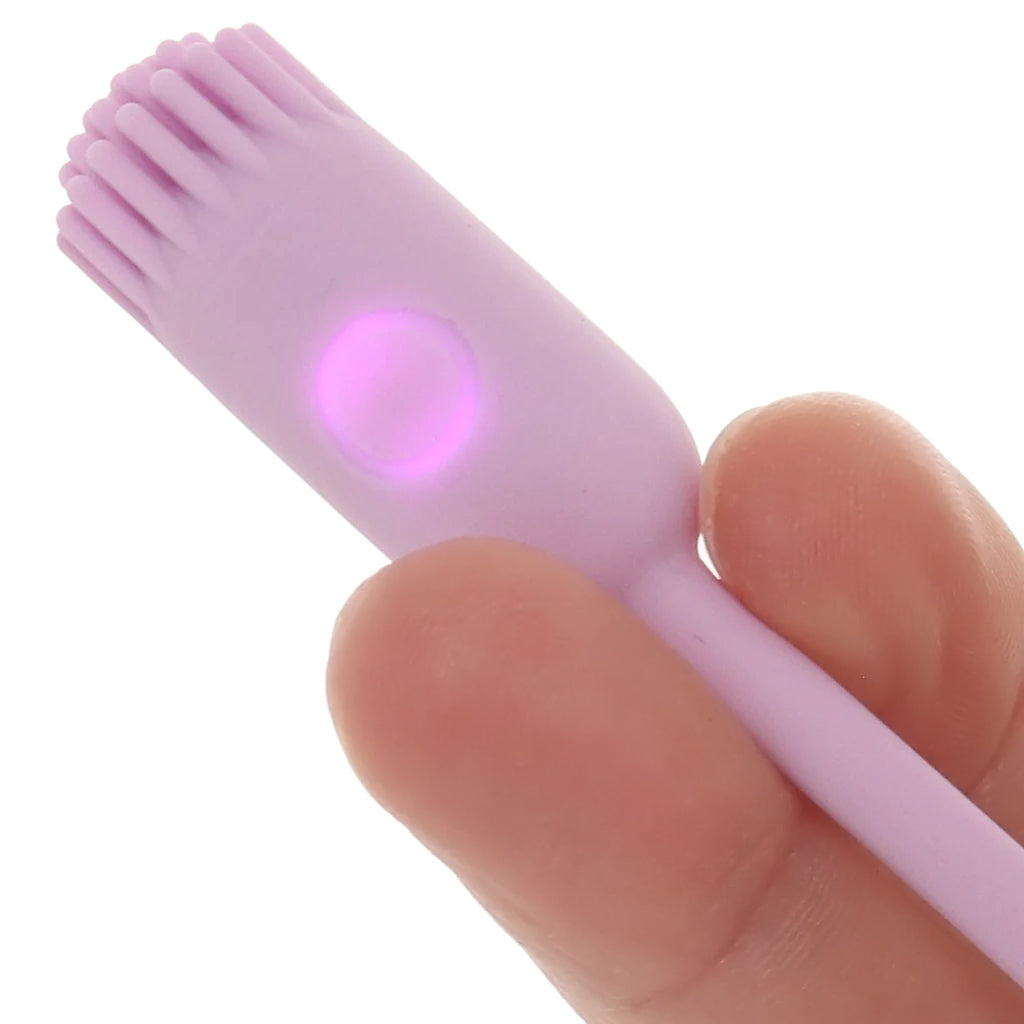 Plume Flexible Brush Tail Bullet Vibe in Lilac
