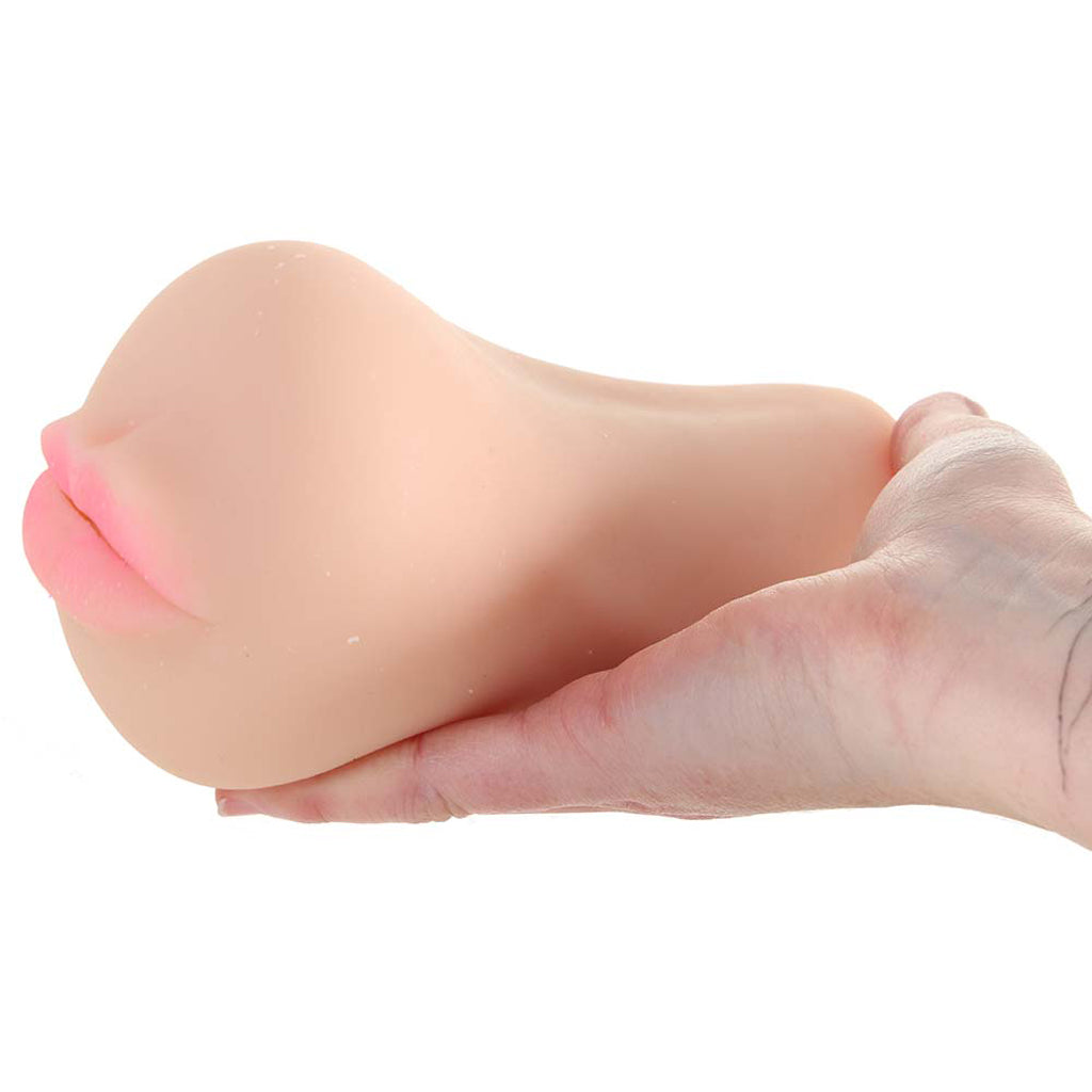 CalExotics Stroke It Anatomical Mouth Stroker in Ivory - Male Masturbators - HoneyHugs Canada (View 4)