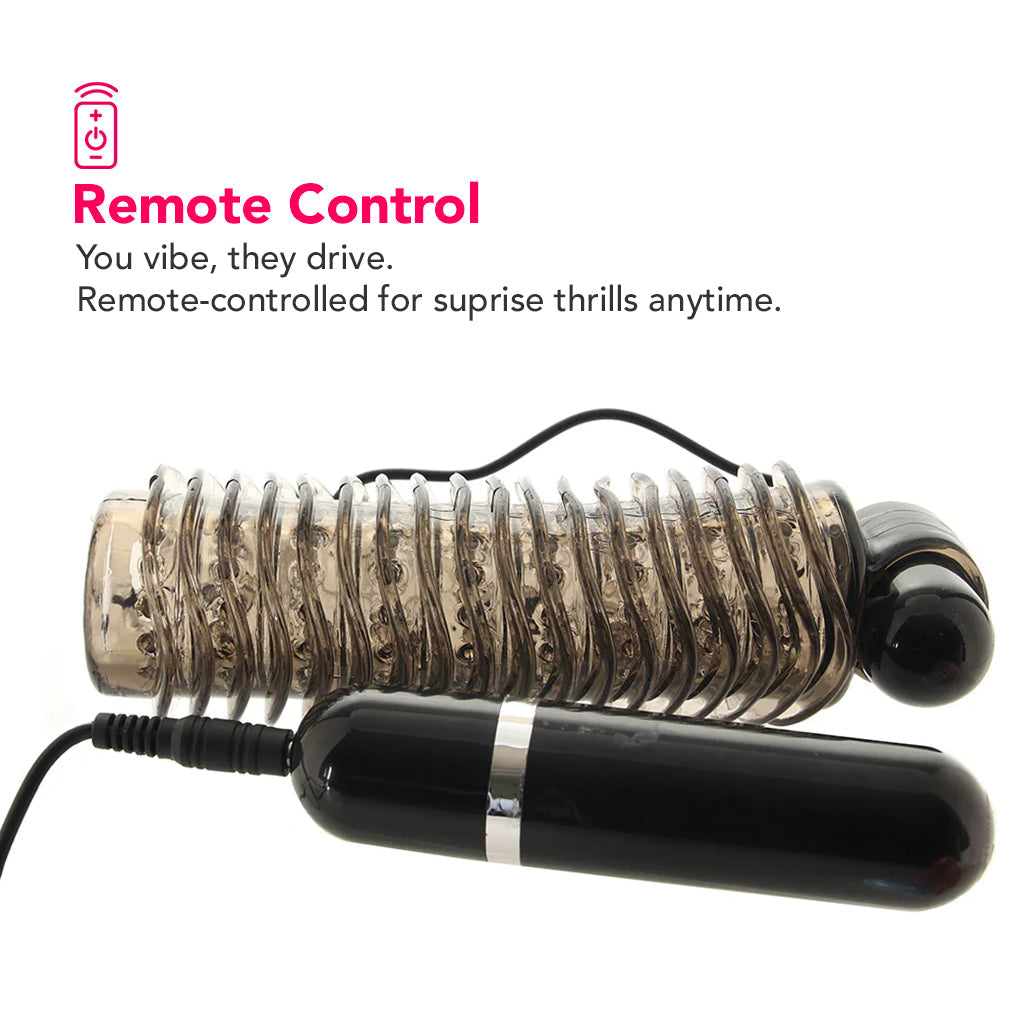 COLT Colt 10 Function Textured Vibrating Stroker in Smoke - Male Masturbators - HoneyHugs Canada (View 3)