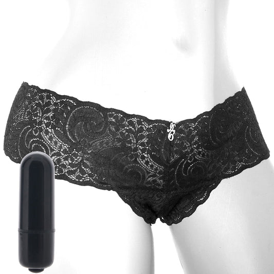 Hustler Vibrating Panties with Hidden Vibe Pocket /L - Vibrators - HoneyHugs Canada
