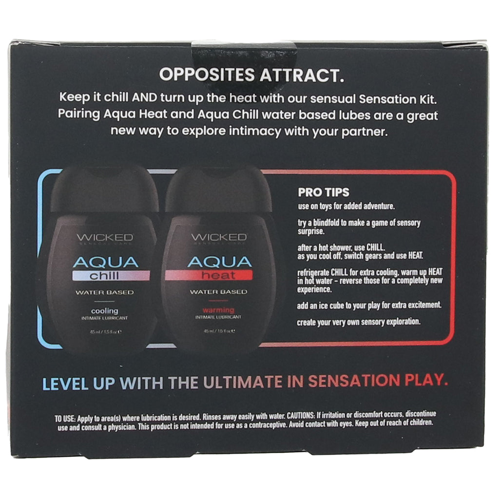 Chill + Heat Sensation Lube Kit