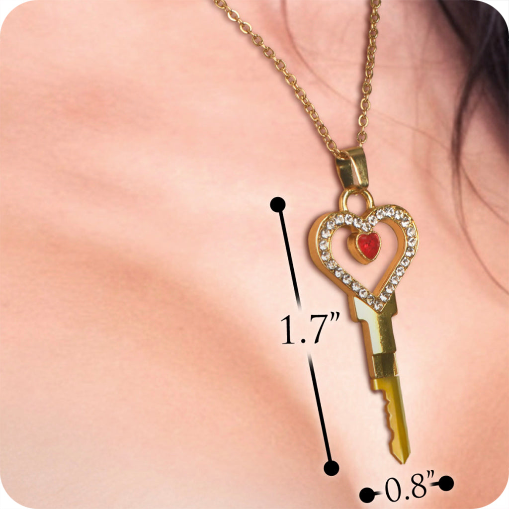 Master Series Possession Chastity Key Necklace - Elegant Symbol of Trust & Control