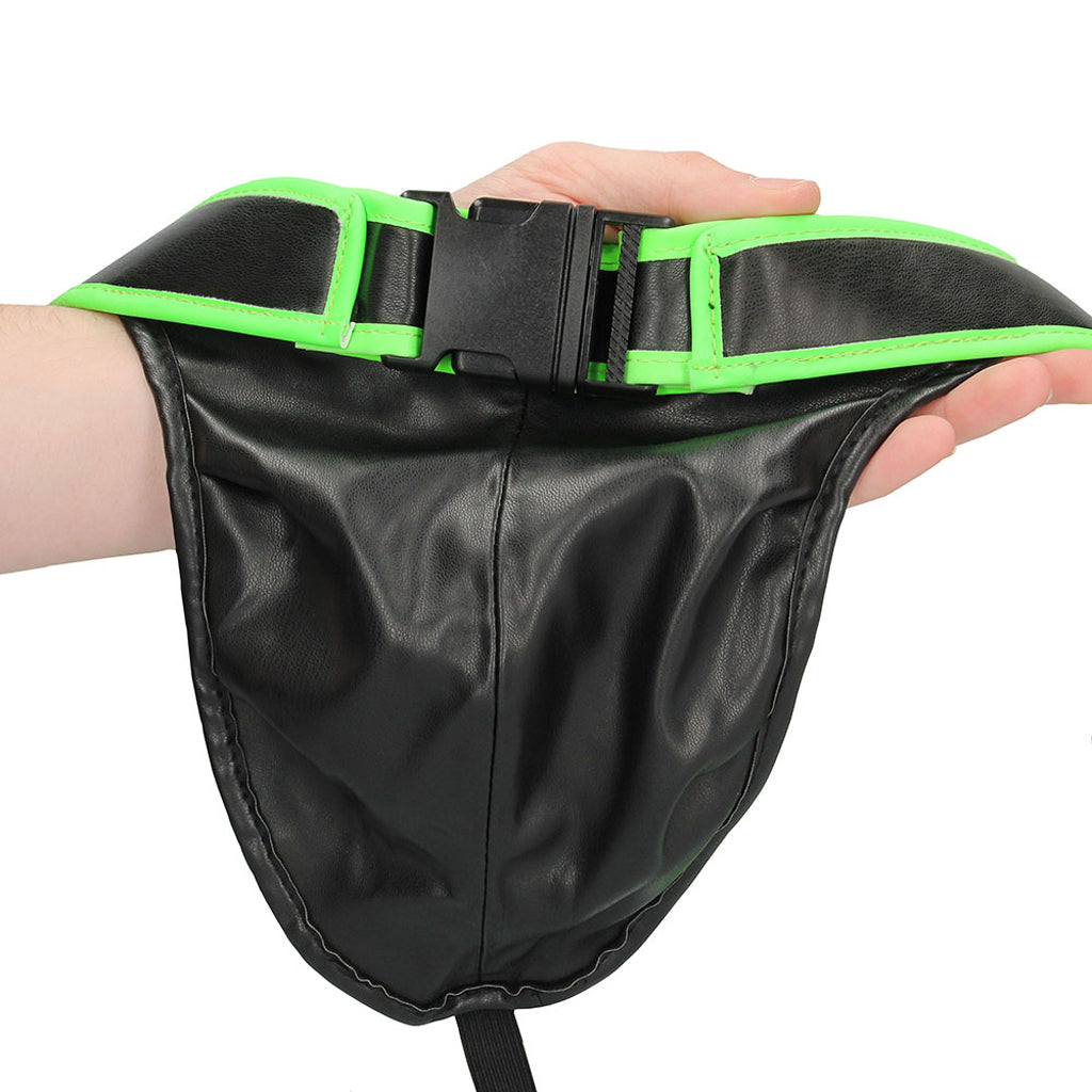 Ouch! Luminous Desire: Glow In The Dark Front Buckle Jockstrap (L/XL)