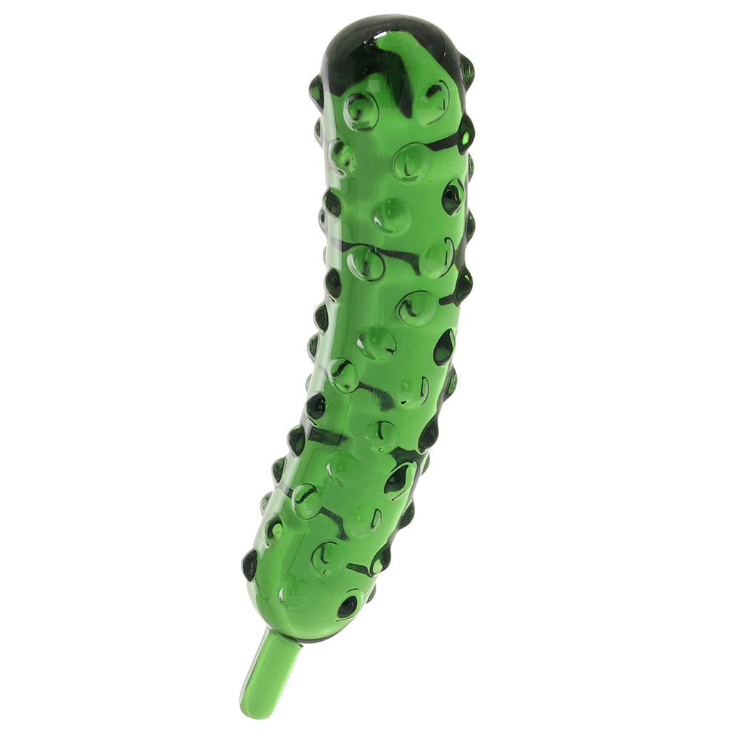 gläs Caressing Cucumber Glass Dildo