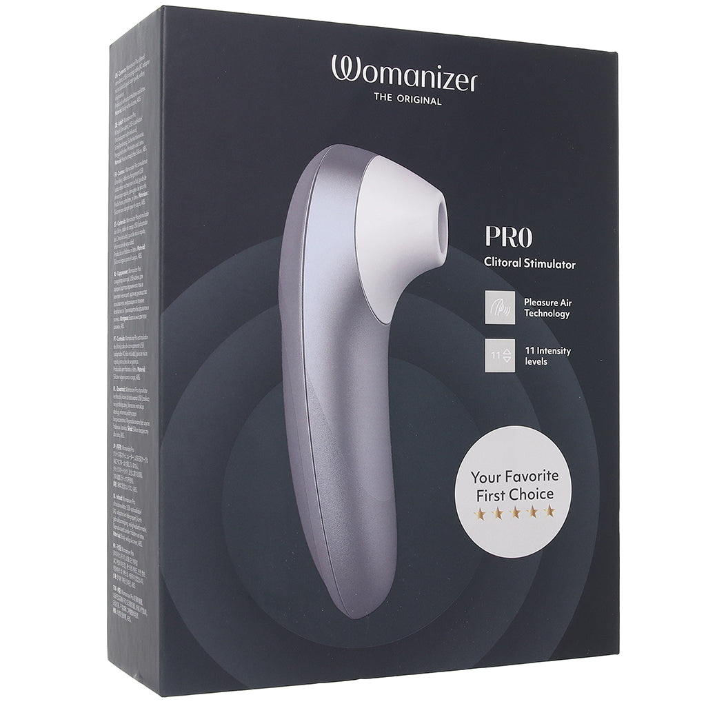 Womanizer Pro Clitoral Stimulator in Silver