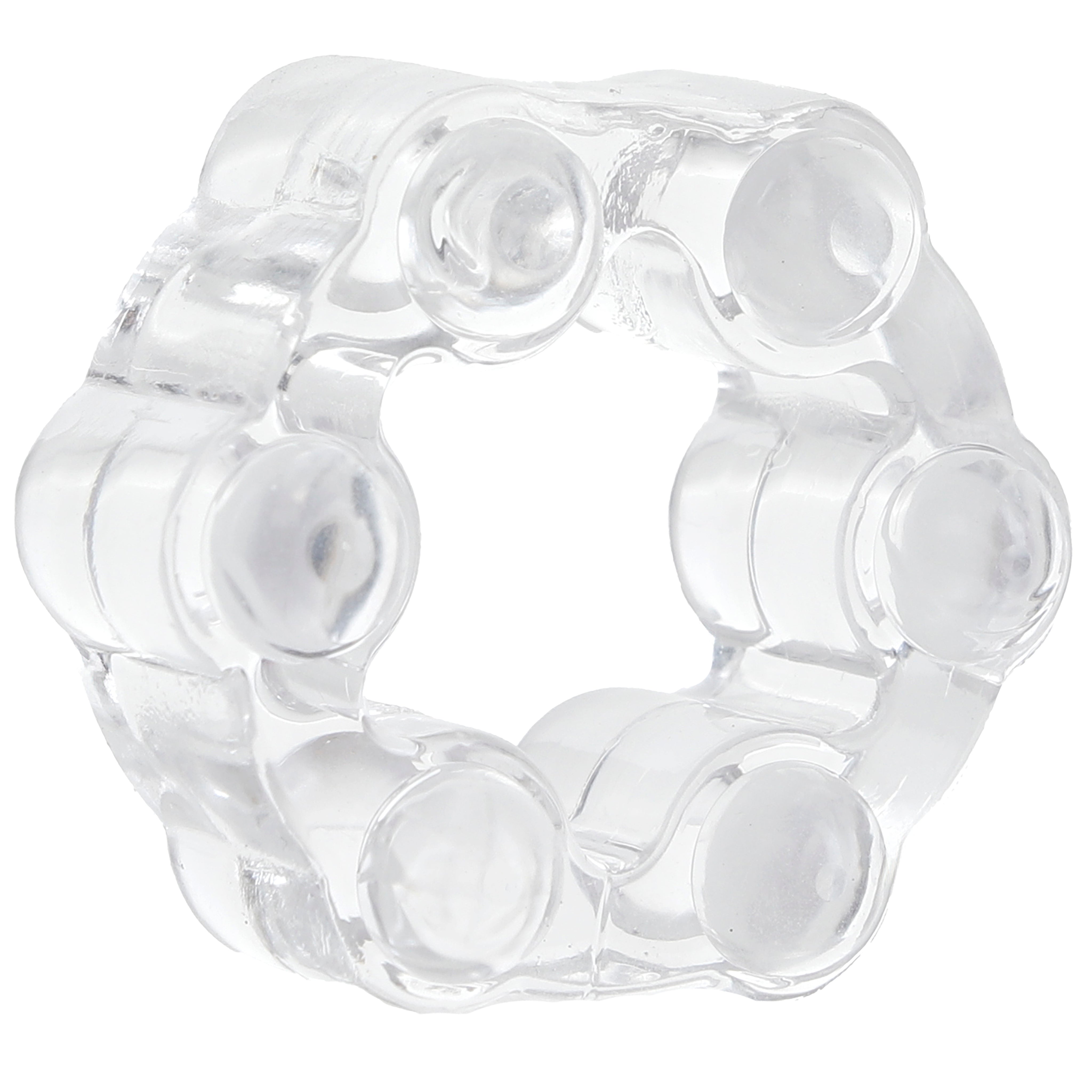 Crystal Jellies Performance Cock Ring Set in Clear