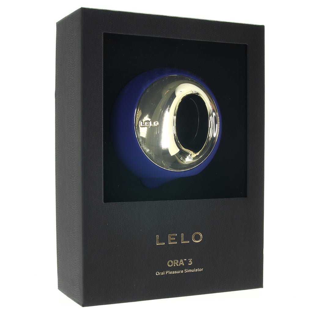 Lelo ORA 3 Oral Pleasure Simulator in Midnight Blue - Vibrators - HoneyHugs Canada (View 6)