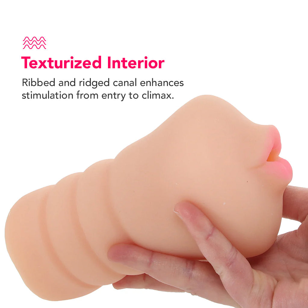 Pipedream Extreme Toyz Deep Throat Cocksucker Mega Stroker - Male Masturbators - HoneyHugs Canada (View 4)