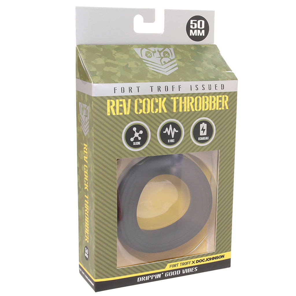 Fort Troff Fort Troff Rev Cock Throbber Ring in 50mm - Vibrators - HoneyHugs Canada (View 6)