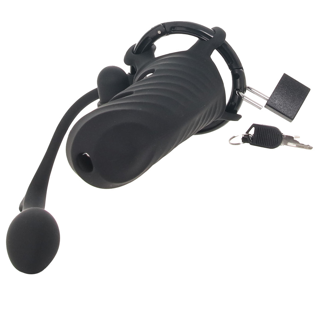 Fantasy C-Ringz Fantasy C-Ringz Cock Blocker with Ass-Gasm Plug - Vibrators - HoneyHugs Canada (View 7)