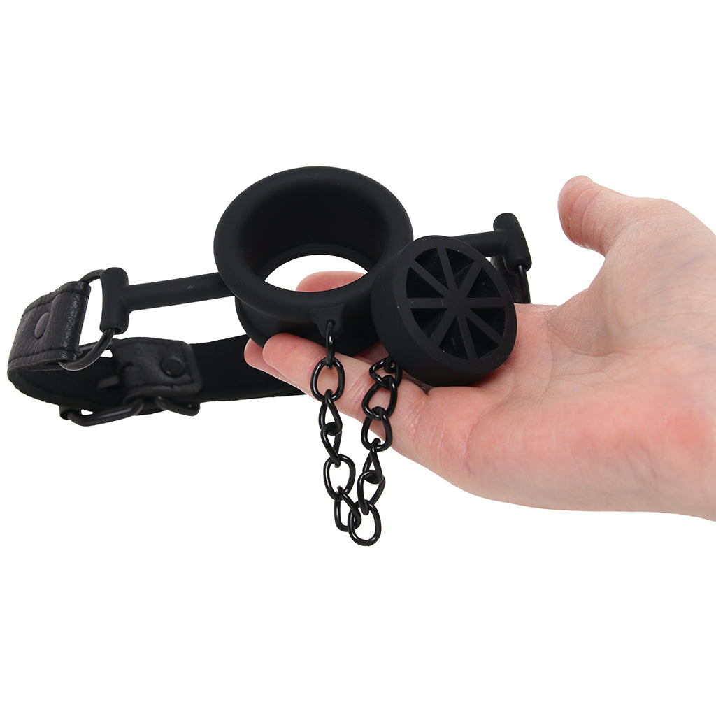 CalExotics Nocturnal Stopper Gag: Versatile Silicone Mouth Restraint