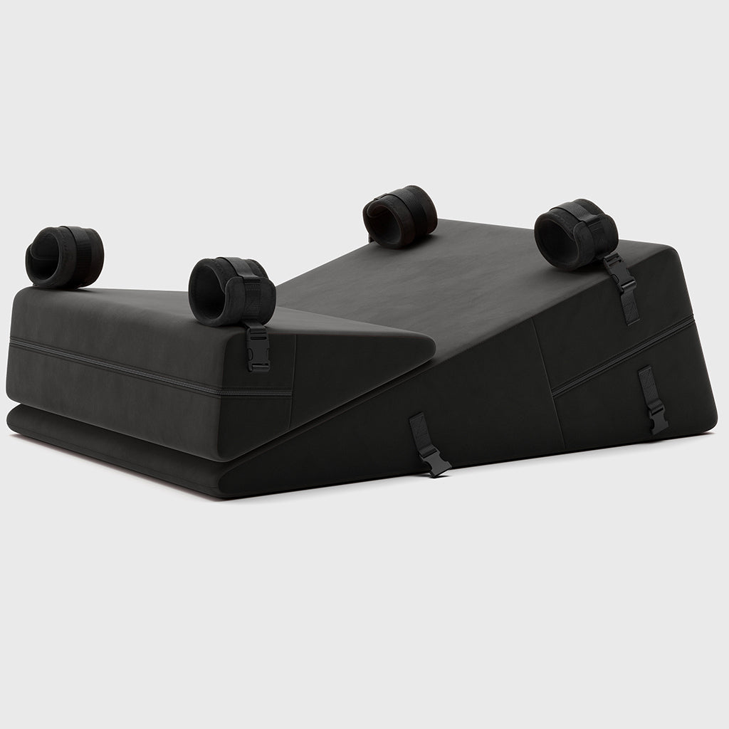 Liberator Black Label Velvet Bondage Wedge Ramp Combo – Elevate Intimacy