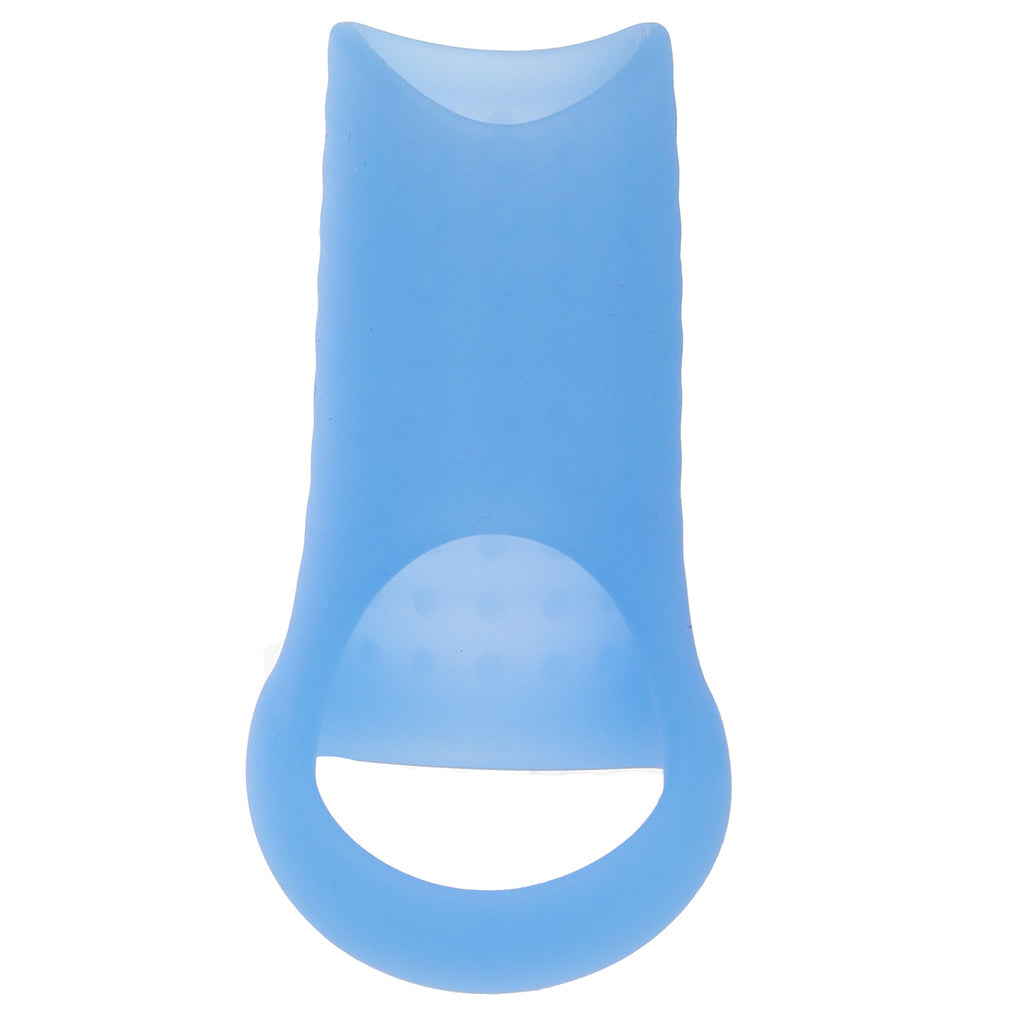 Basic Essentials Stimulation Enhancer Sleeve in Blue