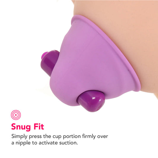 Fantasy For Her Purple Vibrating Nipple Suck-Hers: Elite Suction & Sensual Bliss