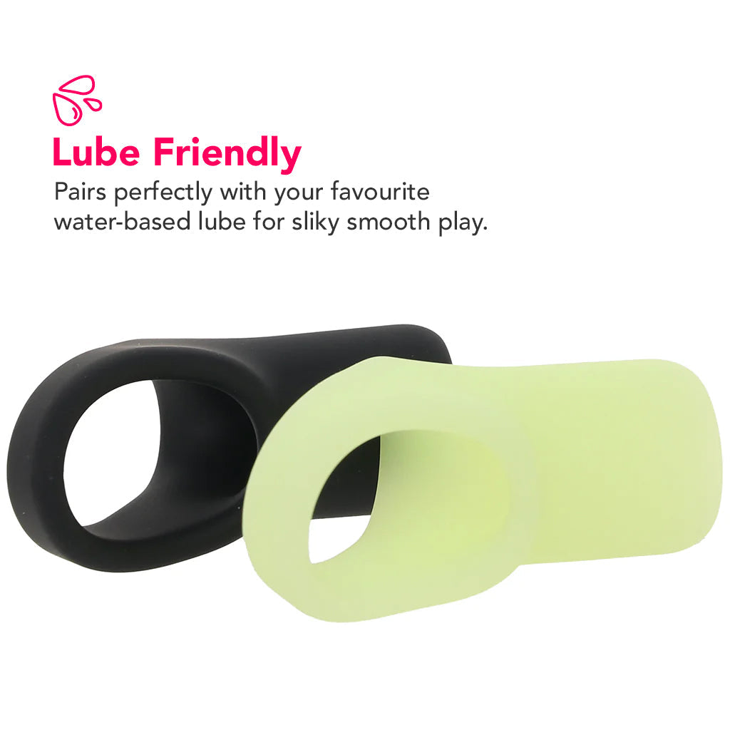 Performance Plus Flare 2-Sling Set: Elevate Pleasure & Stamina with Luxe Glow Rings
