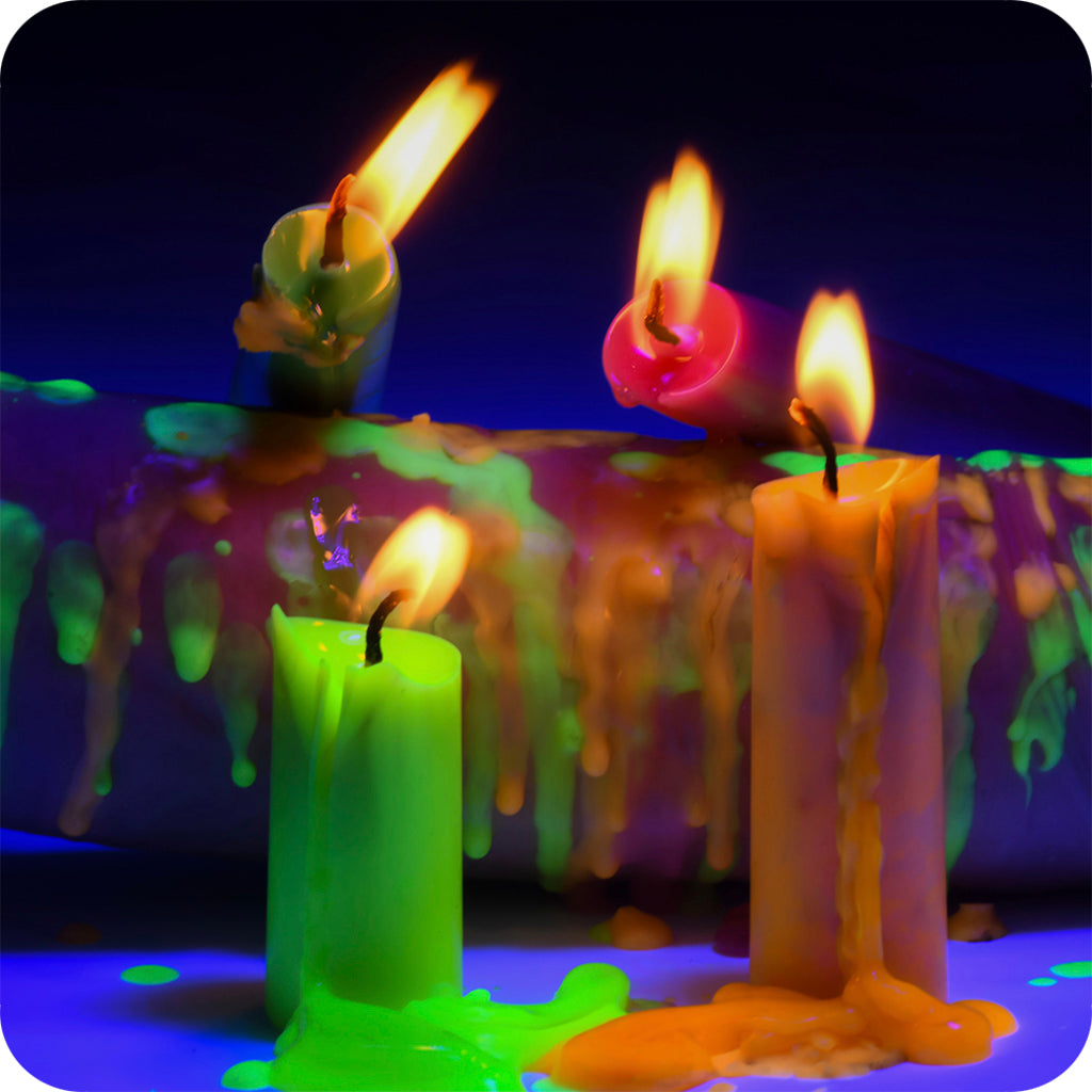 Master Series UV Glow Wax Drip Candles: Ignite Sensation & Erotic Artistry