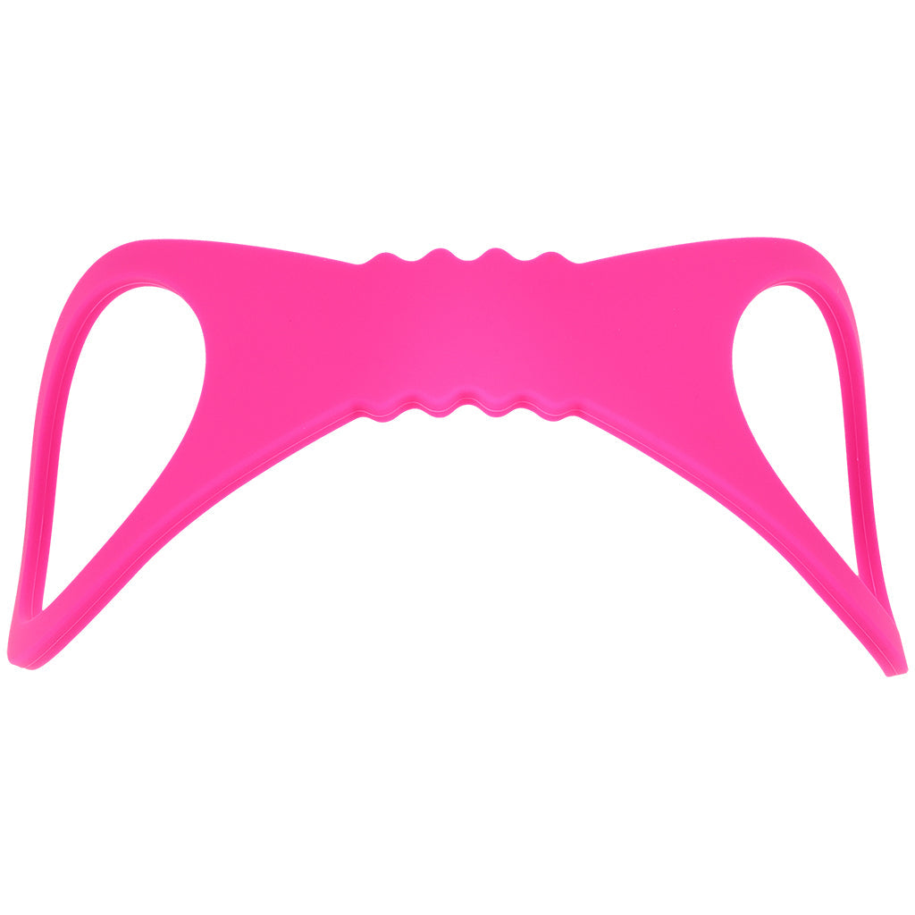 Sex & Mischief Hot Pink Silicone Cuffs in Large