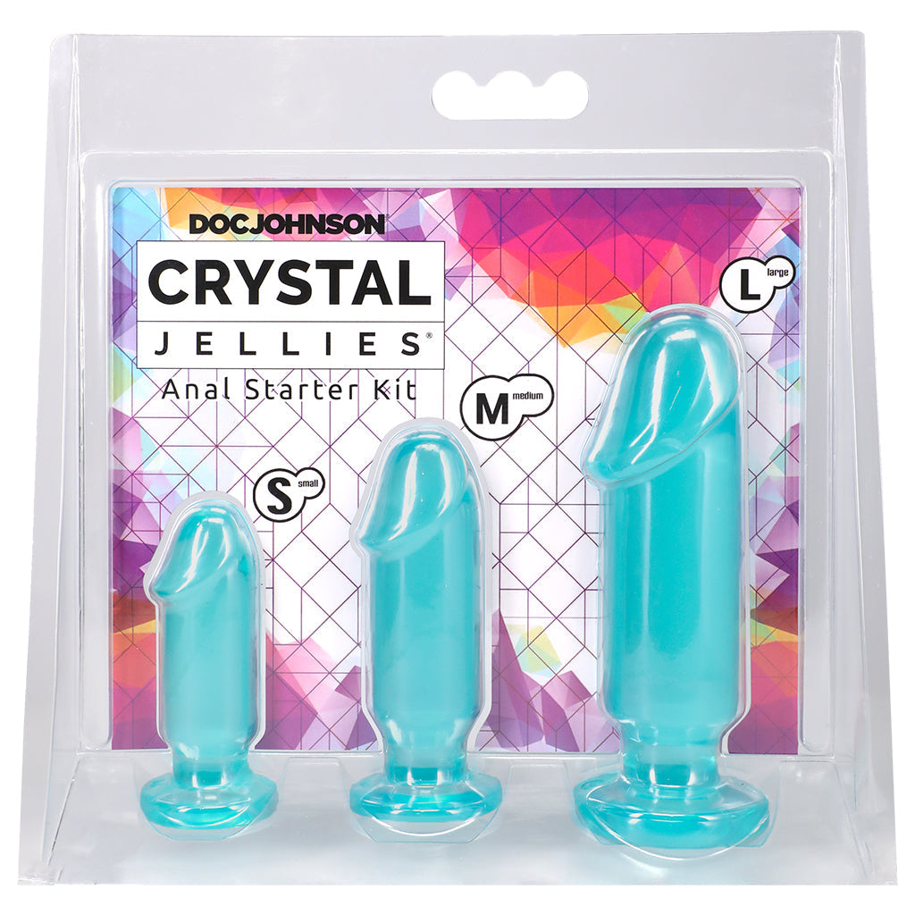 Crystal Jellies Anal Starter Kit in Teal