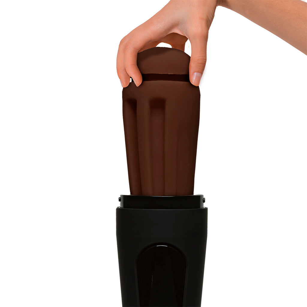 Main Squeeze Original ULTRASKYN Pussy Stroker in Chocolate