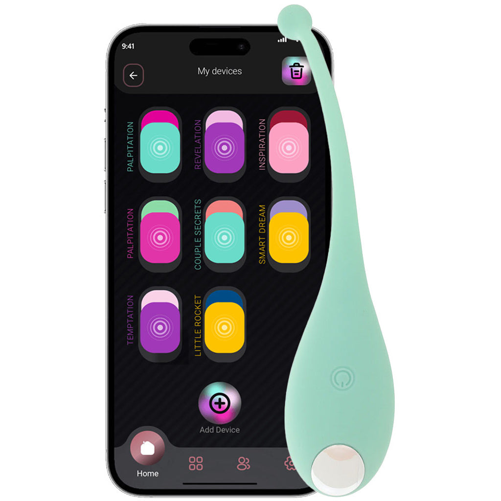 Adrien Lastic Palpitation App Control Egg Vibe in Mint - Vibrators - HoneyHugs Canada