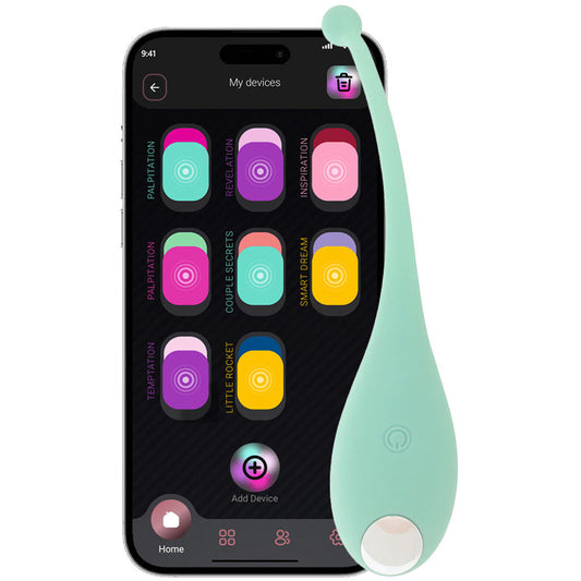 Adrien Lastic Palpitation App Control Egg Vibe in Mint - Vibrators - HoneyHugs Canada