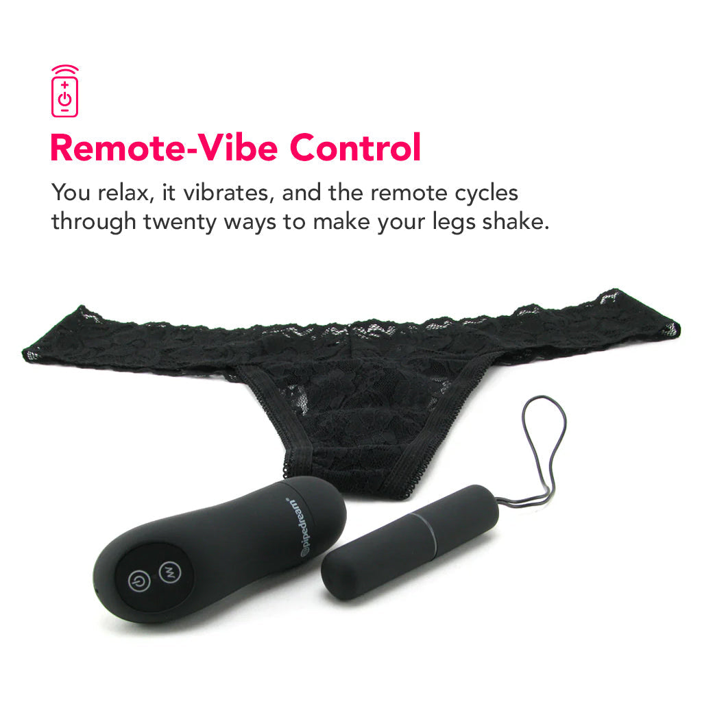 Fetish Fantasy Ltd Remote Panties in Black